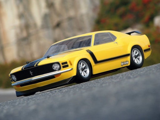 HPI Racing 17546 1/10 RC Body: 1970 Ford Mustang Boss 302 - Unpainted - Hobby City NZ