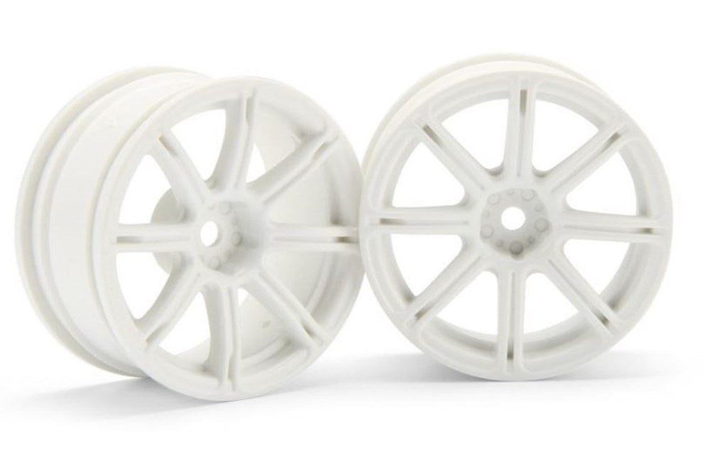 HPI Racing 3303 WORK EMOTION XC8 WHEEL 26mm WHITE (3mm OFFSET) (8324805722349)