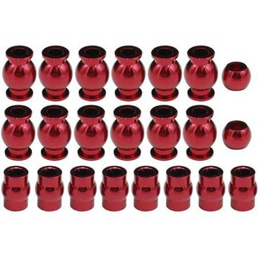Hot Racing HRAATF160B02 Complete 22-Pc Aluminum Pivot Ball Set Arrma 1/10 Mega & BLX replaces AR330515 or ARAC8066 - Hobby City NZ (8347088355565)