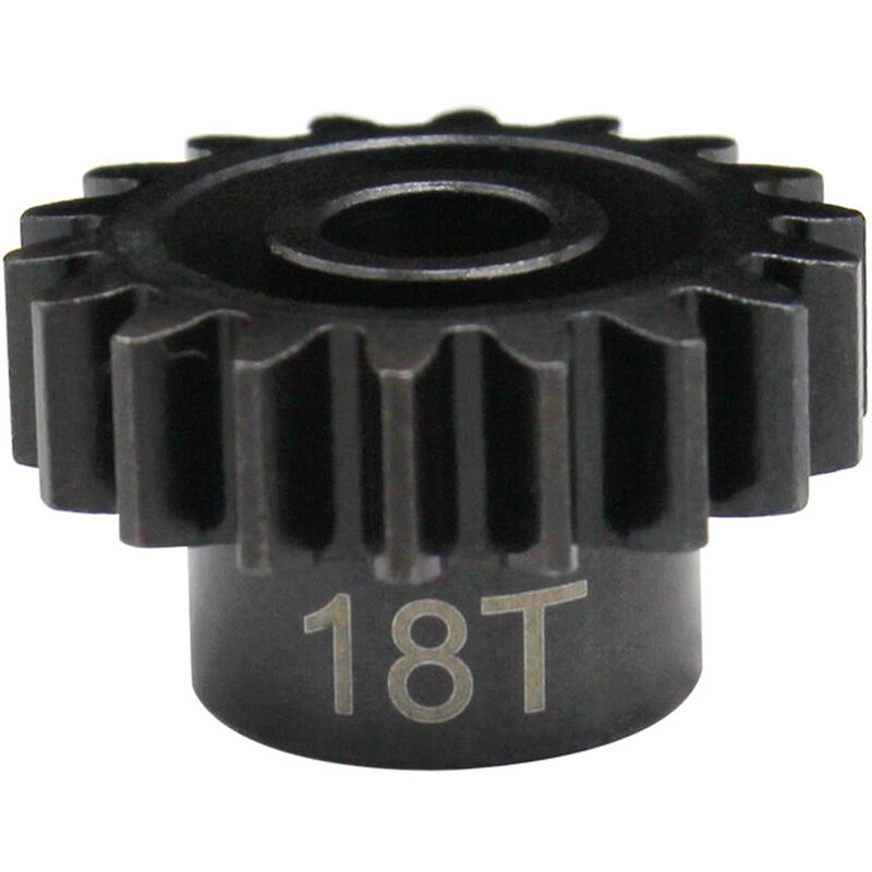 Hot Racing 18T Mod 1.5 Hardened Steel 8mm Bore RC Pinion Gear