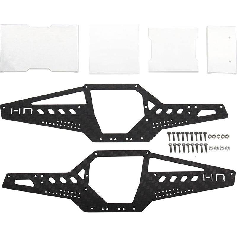 Hot Racing HRASXTF14GLC Graphite LCG Rock Crawler Conversion Chassis SCX24 (8347088781549)