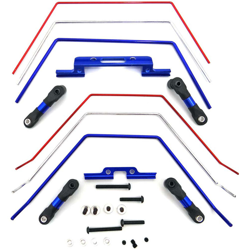 Hot Racing HRATE311SLC Front and Rear Wide Sway Bar Kit: 2wd Slash (8347088814317)