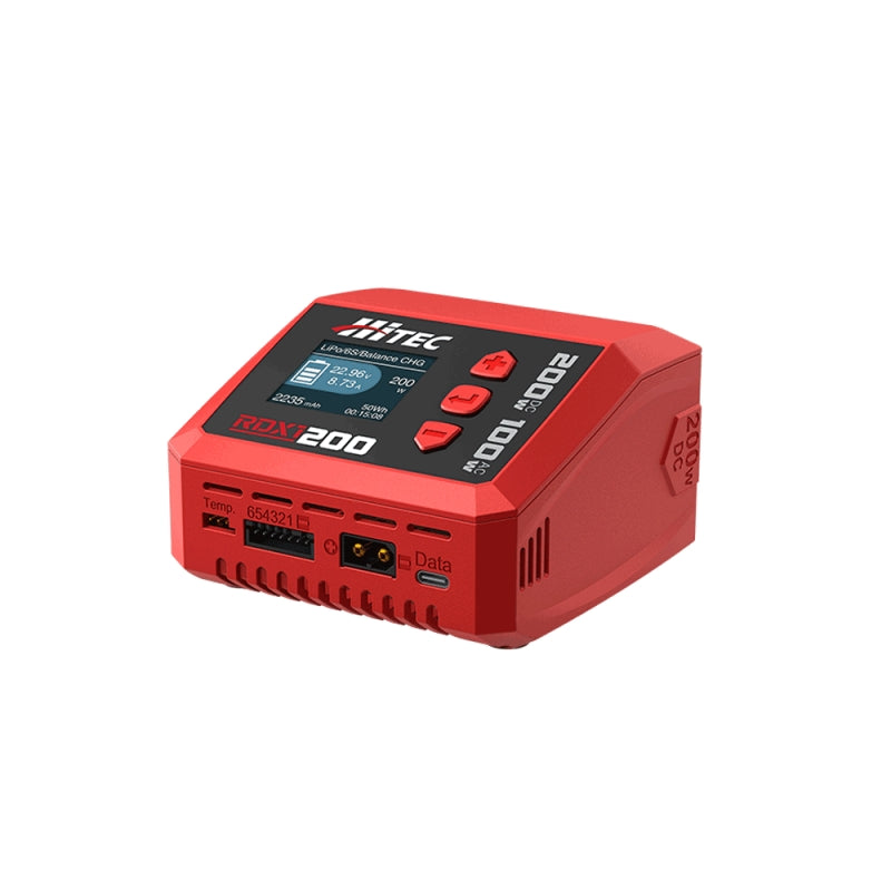 HTIRC HTC-44346 RDX1 200 Charger AC/240V 100W DC 6-30V/200W 6S Li/HV/FE/Ion Nixx 1-15 PB 3-12S (8949816164589)