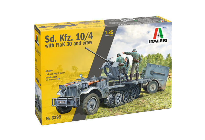 Italeri SDKFZ 10/4- FLAK30 W/CREW (5)