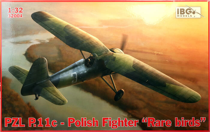 IBG Models 32004 IBG 1/32 PZL P.11c Polish Fighter - "Rare Birds" Plastic Model Kit [32004] - Hobby City NZ (8966356074733)