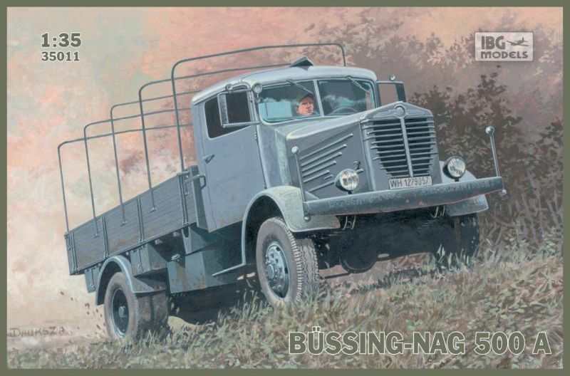 IBG Models 35011 IBG 1/35 BUSSING-NAG 500A Plastic Model Kit [35011] (8966356205805)