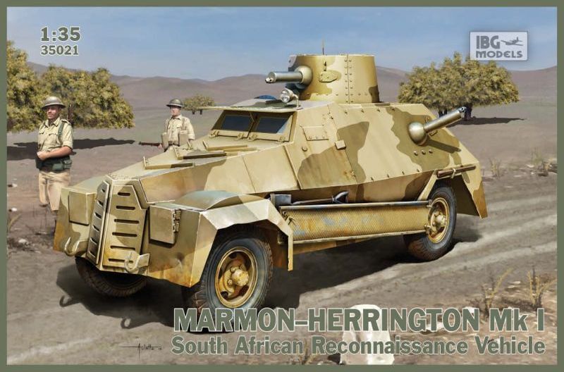 IBG Models 35021 IBG 1/35 MARMON-HERRINGTON Mk.I Plastic Model Kit [35021] - Hobby City NZ (8966356271341)
