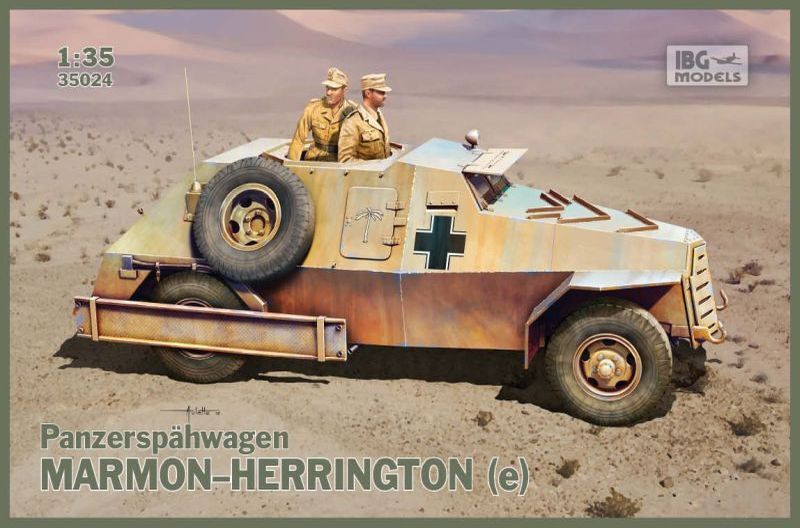 IBG Models 35024 IBG 1/35 PANZERSPAEHWAGEN MARMON-HERRINGTON (e ) Plastic Model Kit [35024] - Hobby City NZ (8966356402413)