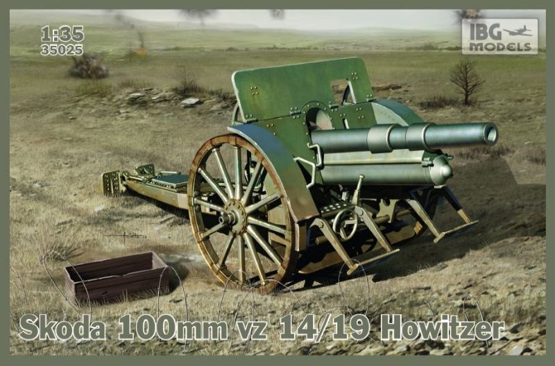 IBG Models 35025 IBG 1/35 Skoda 100mm vz 14/19 Howitzer Plastic Model Kit [35025] - Hobby City NZ (8966356467949)