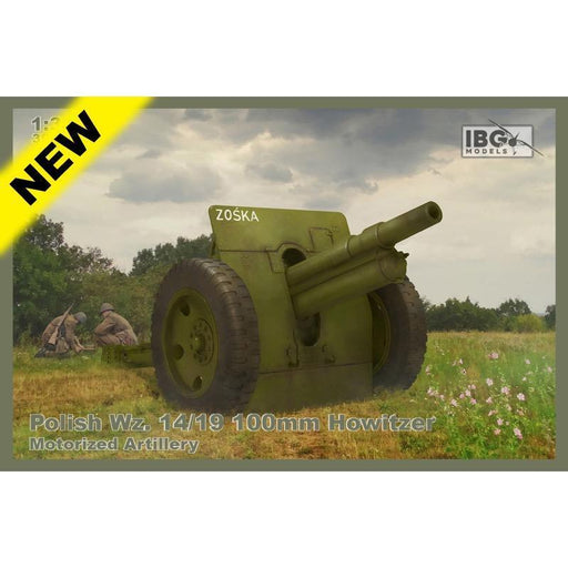 IBG Models 35060 IBG 1/35 Polish Wz. 14/19 100mm Howitzer Motorised Artillery Plastic Model Kit [35060] - Hobby City NZ (8966356566253)