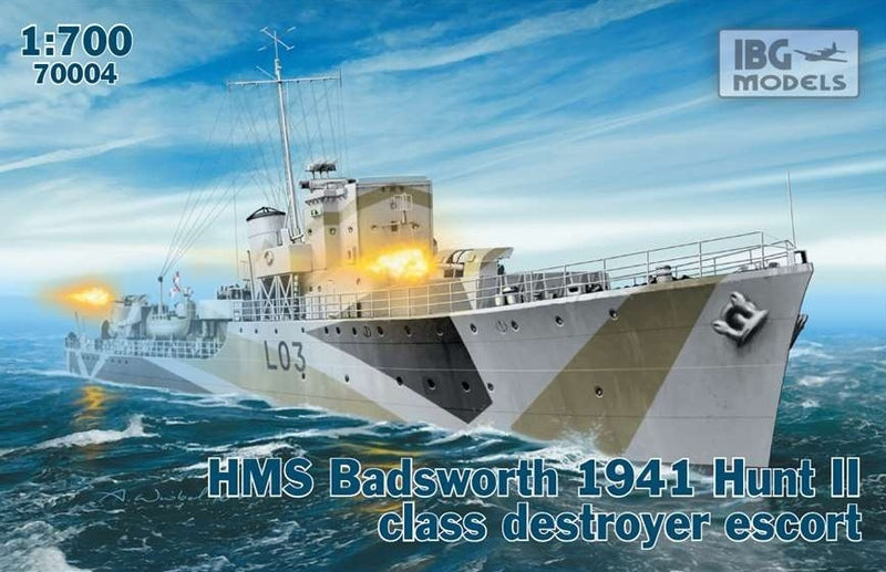 IBG Models 70004 IBG 1/700 HMS BADSWORTH 1941 Hunt II class [70004] - Hobby City NZ (8966356959469)