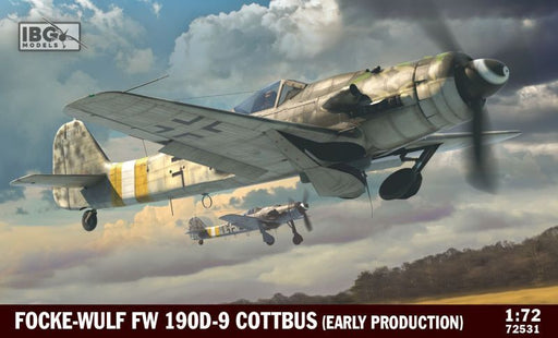 IBG Models 72531 IBG 1/72 Focke Wulf Fw 190D-9 Cottbus (Early Production) Plastic Model Kit [72531] - Hobby City NZ (8966357582061)