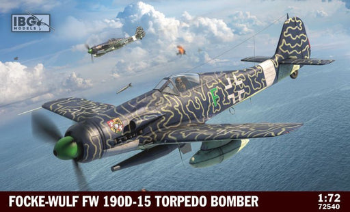 IBG Models 72540 IBG 1/72 Focke Wulf Fw 190D-15 Torpedo Bomber Plastic Model Kit [72540] - Hobby City NZ (8966357647597)