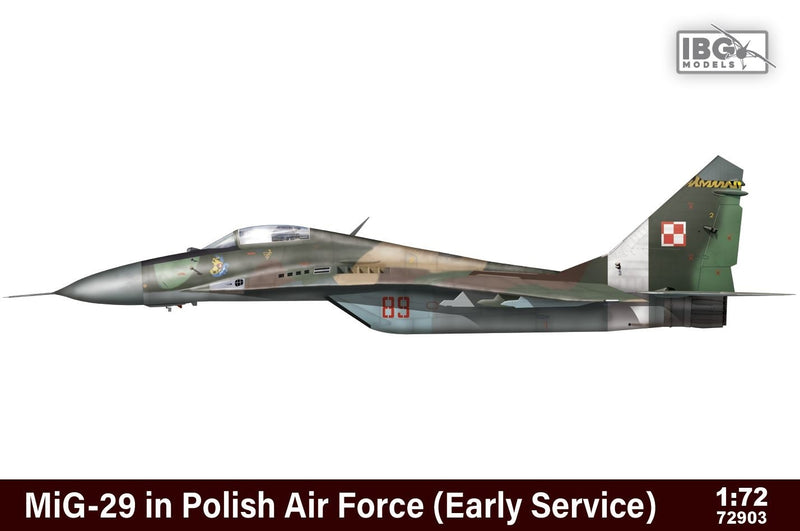 IBG Models 72903 IBG 1/72 MIG-29 in Polish Air Force Early Plastic Model Kit - Hobby City NZ (8966357778669)