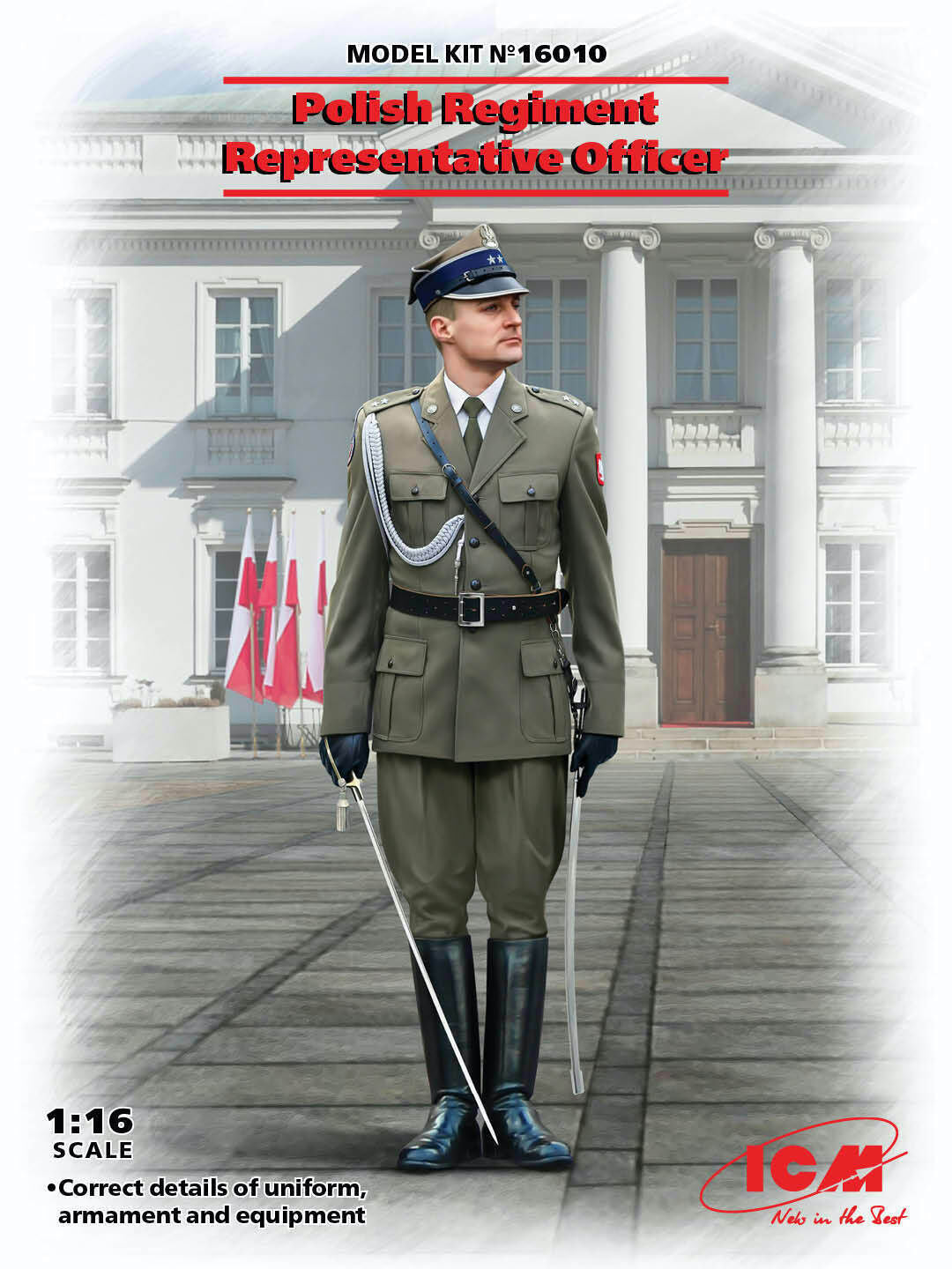 ICM 1/16 Polish Regiment Representative Officer