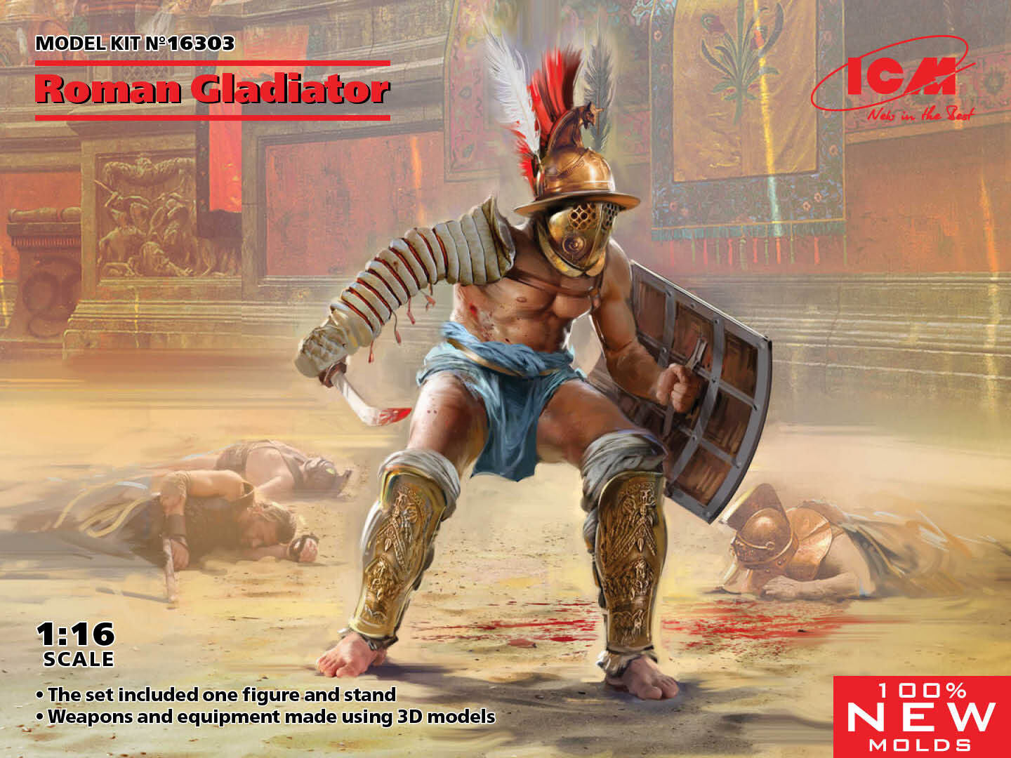 ICM 1/16 Roman Gladiator
