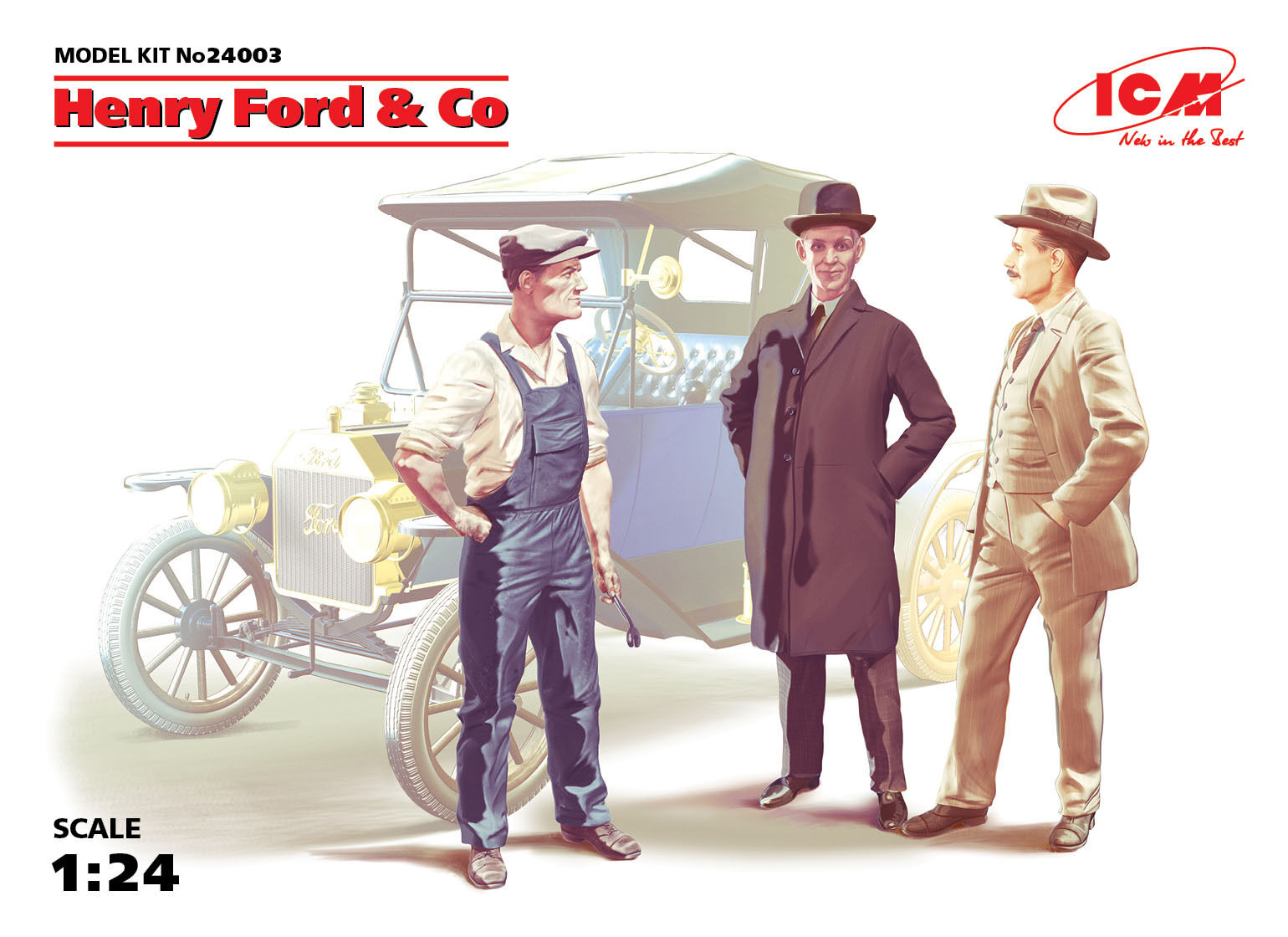 ICM 1/24 Henry Ford & Co (3 Figures)