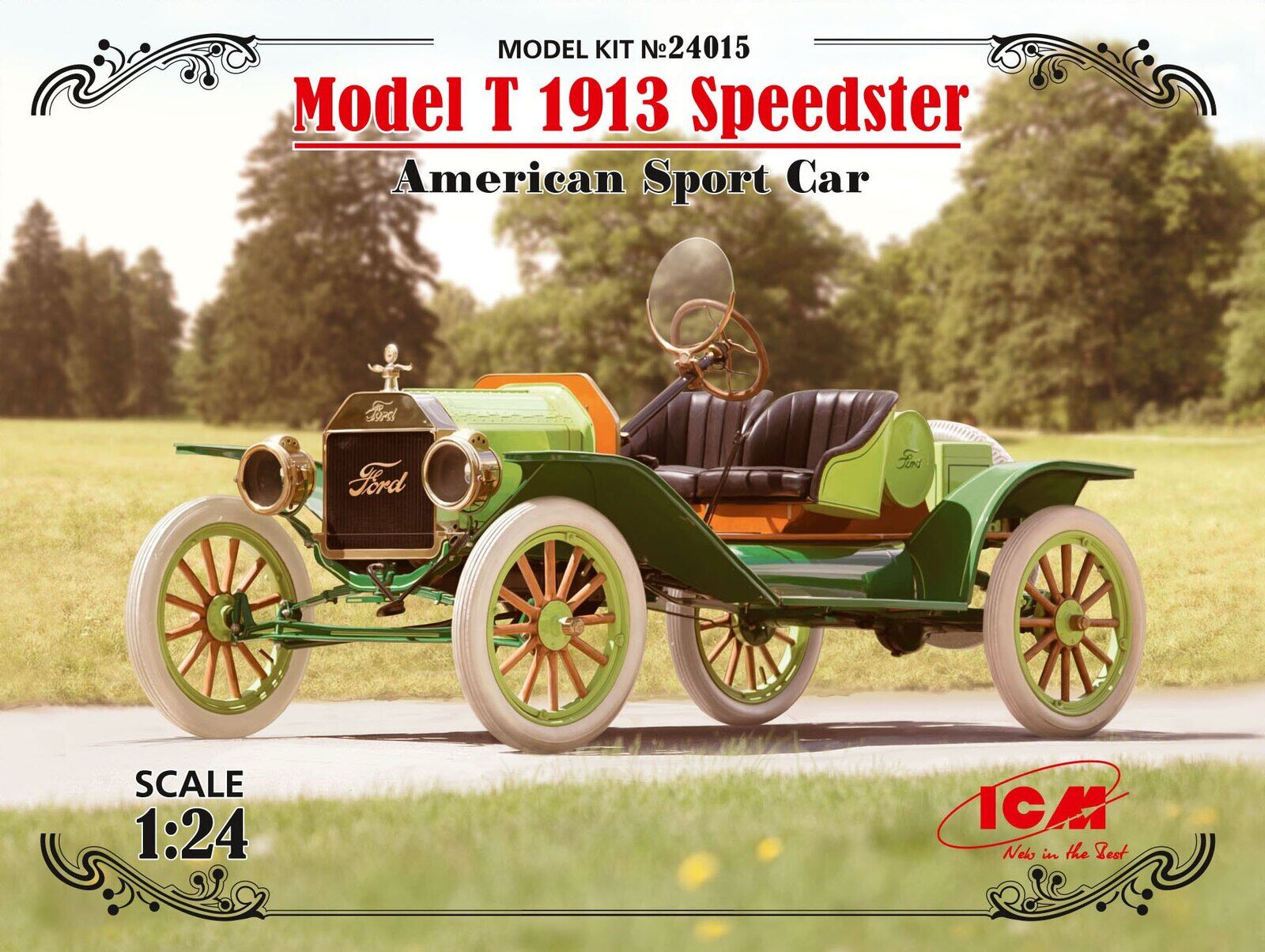 ICM 1/24 Model T 1913 Speedster American Sport Car