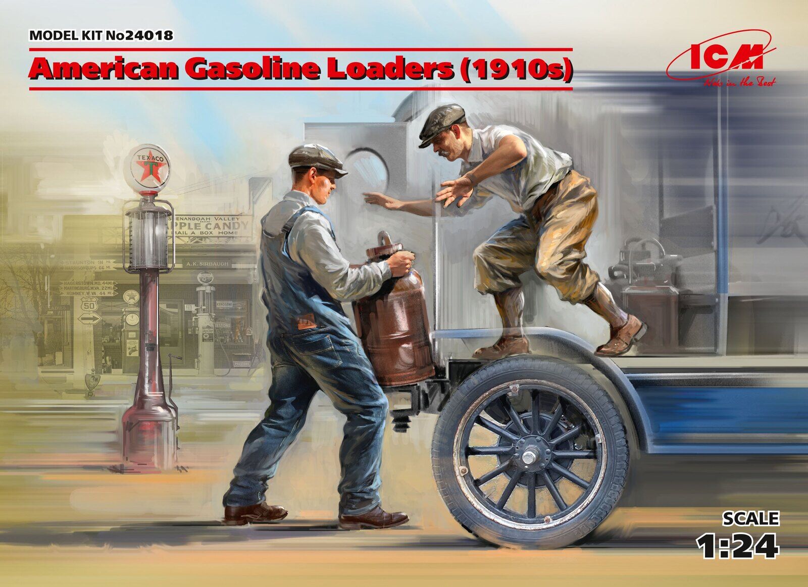 ICM 1/24 American Gasoline Loaders (1910s) (2 Figures)
