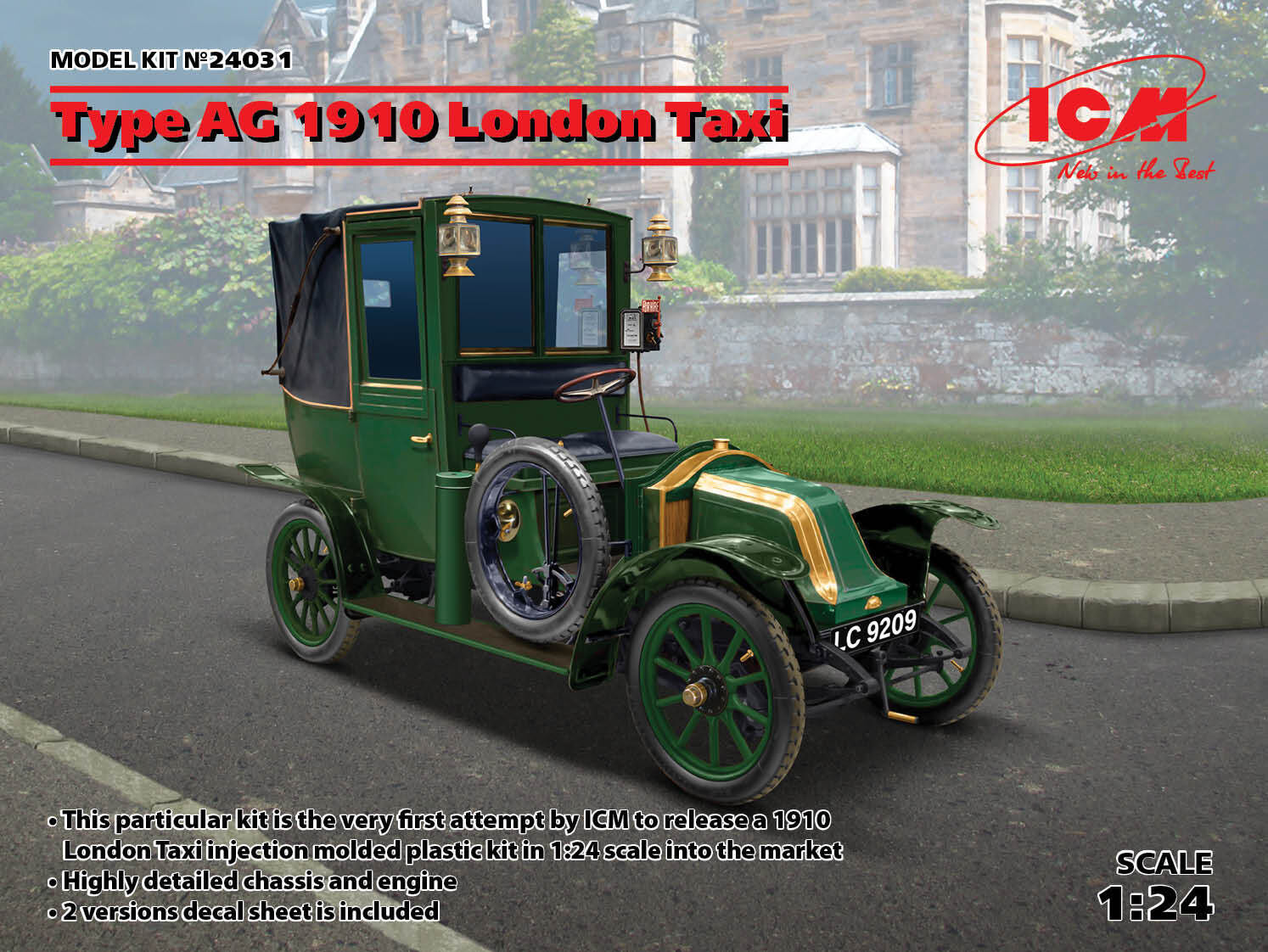ICM 1/24 Type AG 1910 London Taxi