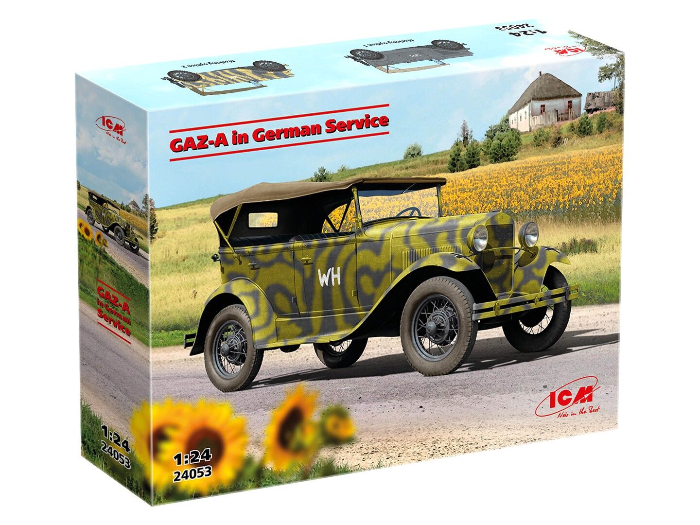 ICM 1/24 GAZ-A in German Service (2)
