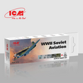 ICM Acrylic Paint Set: WWII Soviet aviation - 6 Colours