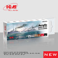 ICM Acrylic Paint Set: Hochseeflotte - 6 Colours