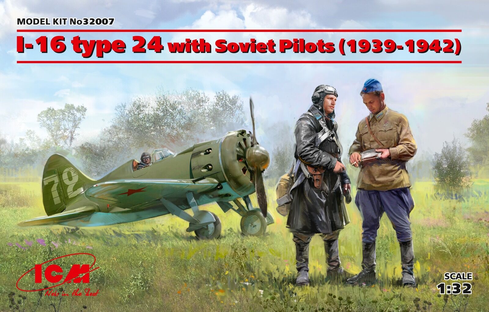 ICM 1/32 I-16 type 24 with Soviet Pilots (1939-1942)