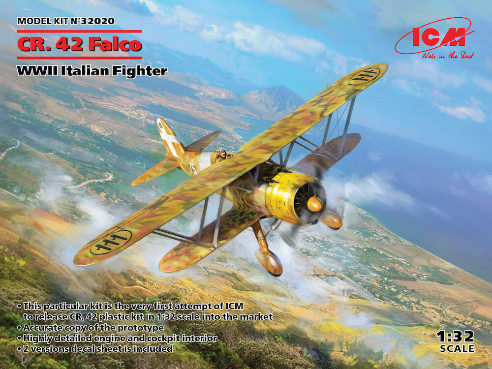 ICM 1/32 CR. 42 Falco WWII Italian Fighter