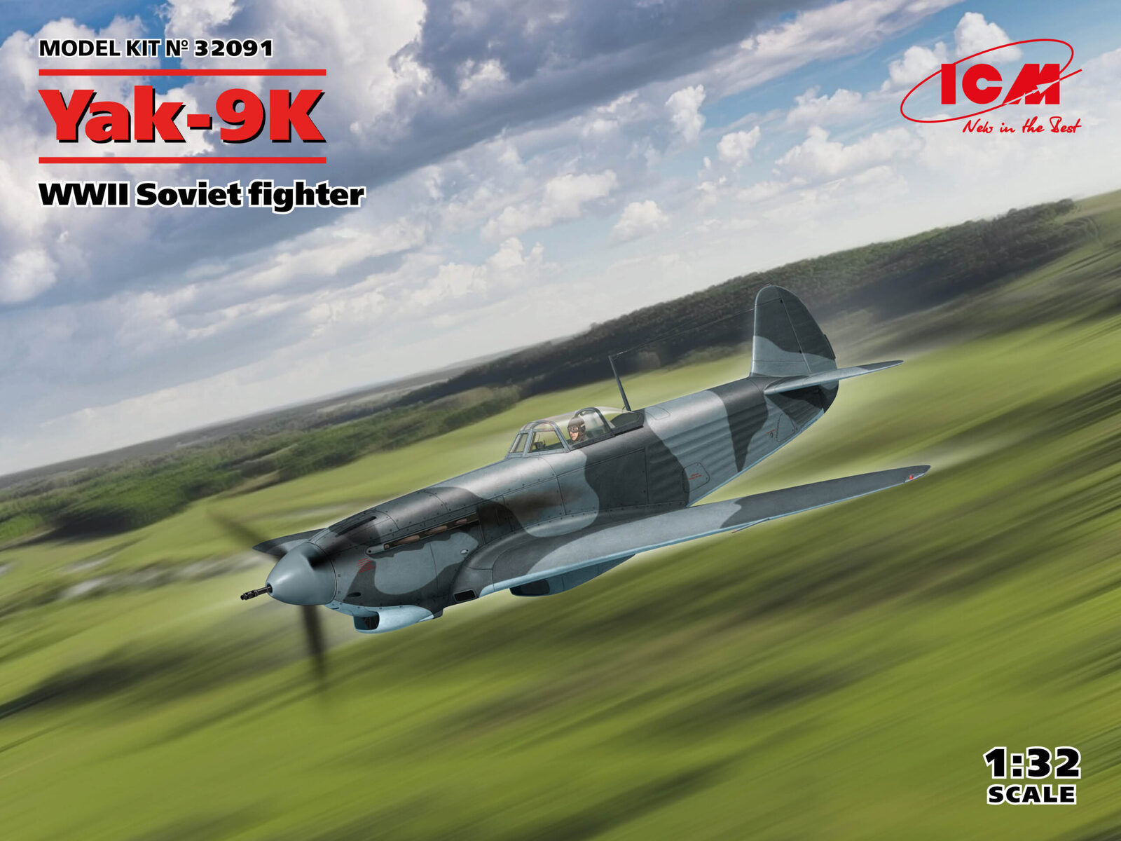ICM 1/32 Yak-9K WWII Soviet fighter