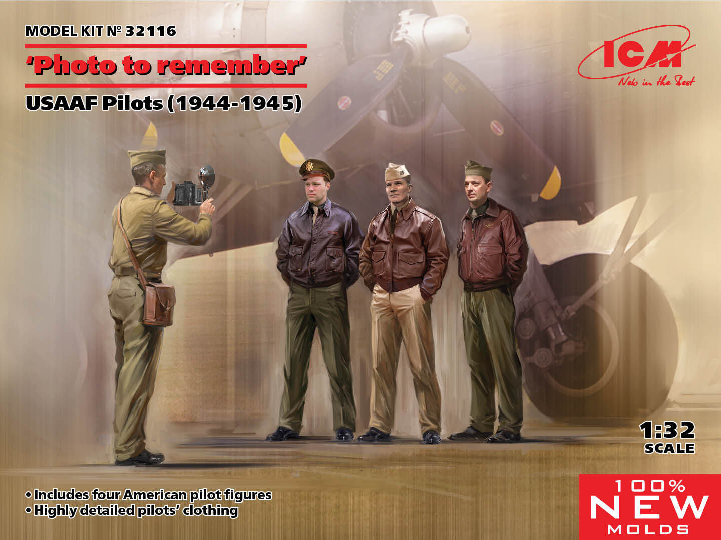 ICM 1/32 'Photo to Remember' USAAF Pilots (1944-1945)