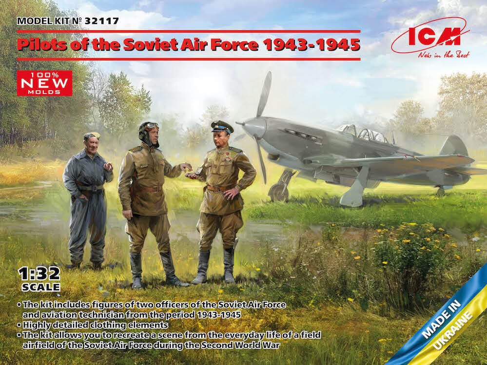 ICM 1/32 Pilots of the Soviet Air Force (1943-1945)