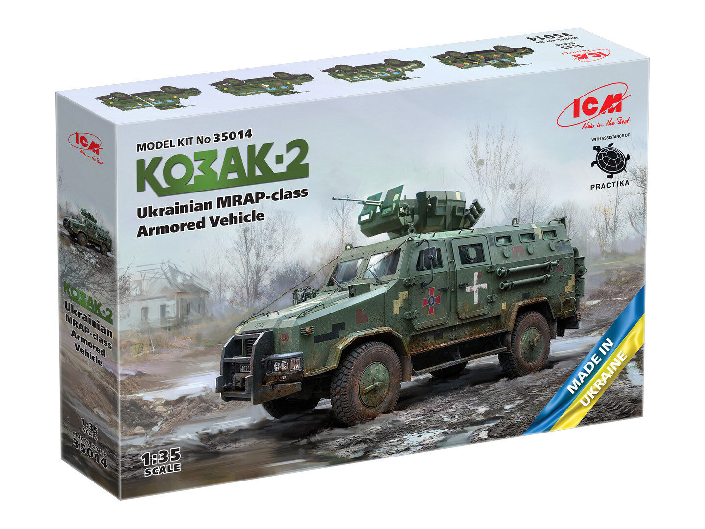 ICM 1/35 'Kozak-2' Ukrainian MRAP-class Armored Vehicle