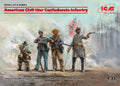 ICM 1/35 American Civil War Confederate Infantry. Set #1