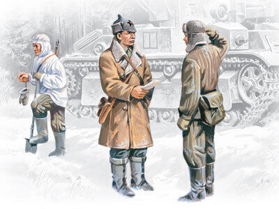 ICM 1/35 Red Army Infantry (1939-1942) (3 Figures - officer 2