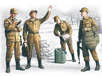ICM 1/35 Soviet Motorized Infantry (1979-1988) (4 Figures - 1