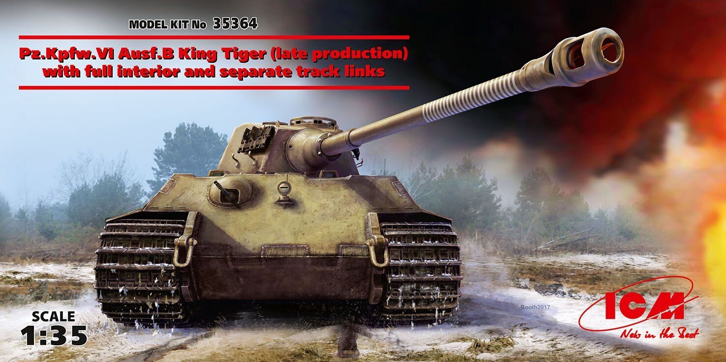 ICM 1/35 Pz.Kpfw.VI Ausf.B King Tiger (Late Production) with