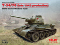 ICM 1/35 ?-34/76 (Late 1943 Production) WWII Soviet Medium