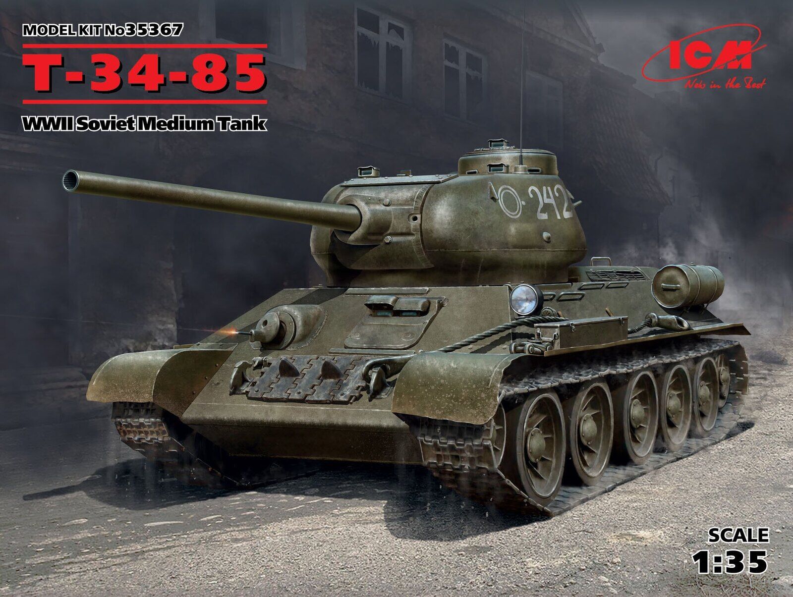 ICM 1/35 ?-34-85 WWII Soviet Medium Tank