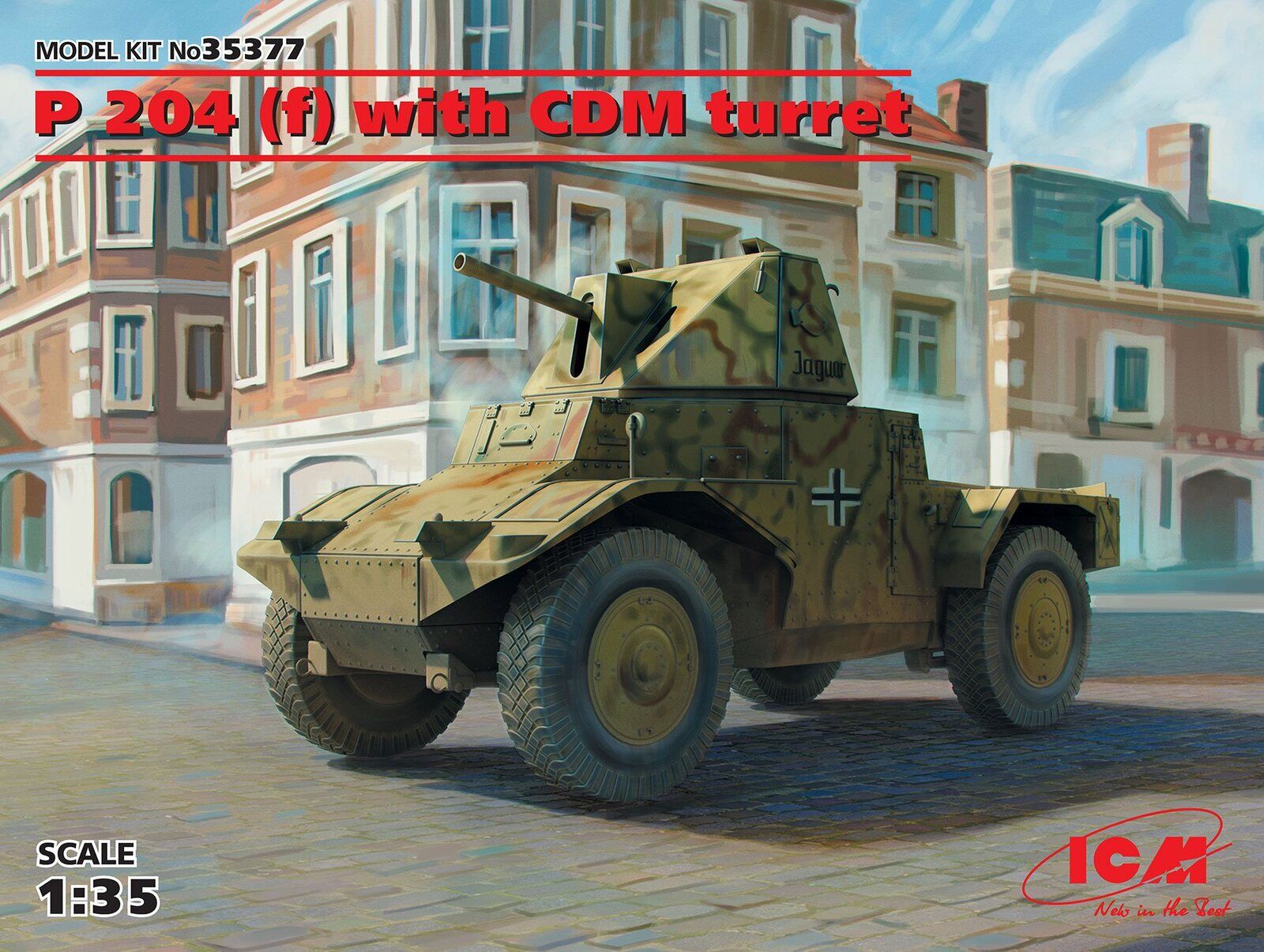 ICM 1/35 Panzerspähwagen P 204 (f) with CDM turret WWII