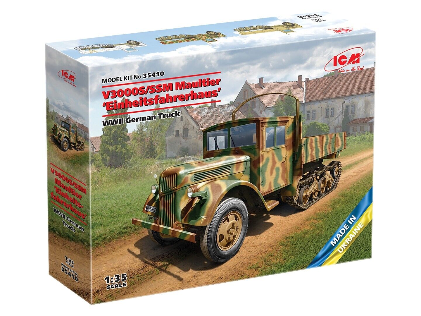 ICM 1/35 V3000S/SSM Maultier 'Einheitsfahrerhaus' WWII German