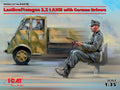 ICM 1/35 Lastkraftwagen 3 5 t AHN with German Drivers
