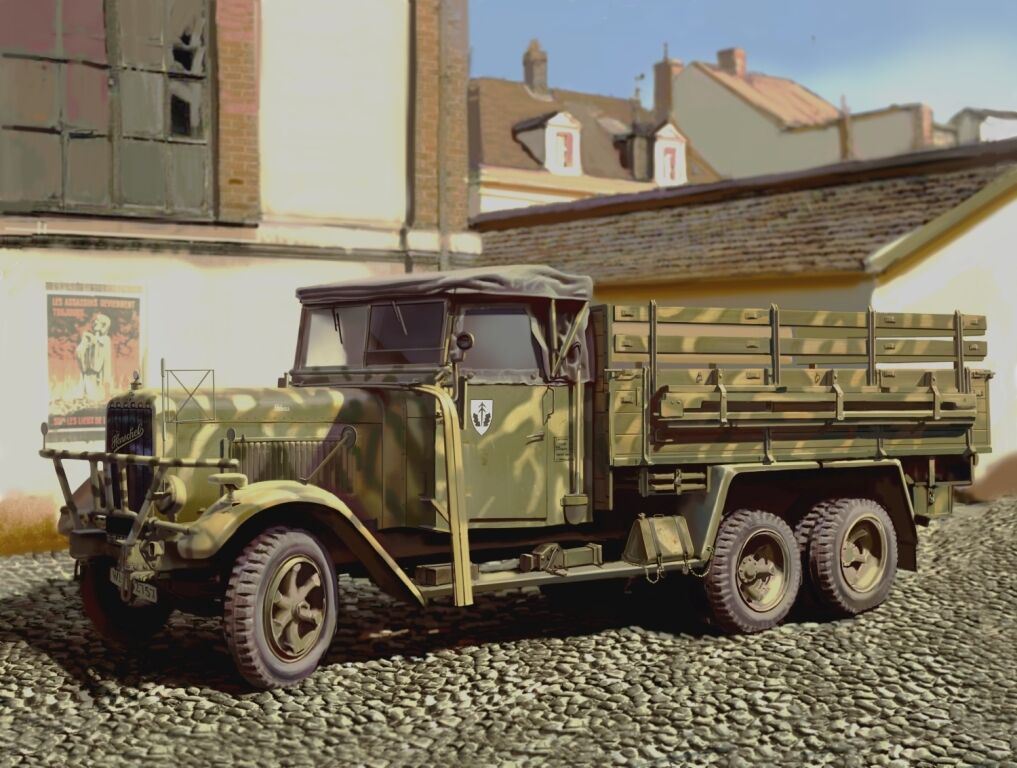 ICM 1/35 Henschel 33 D1 WWII German Army Truck