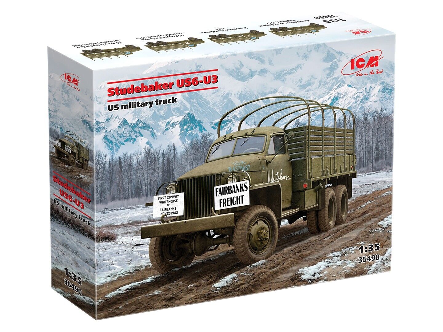 ICM 1/35 Studebaker US6-U3 US military truck