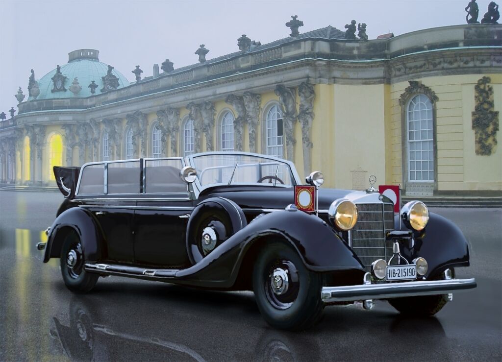 ICM 1/35 Typ 770K (W150) Tourenwagen WWII German Leaders' Car