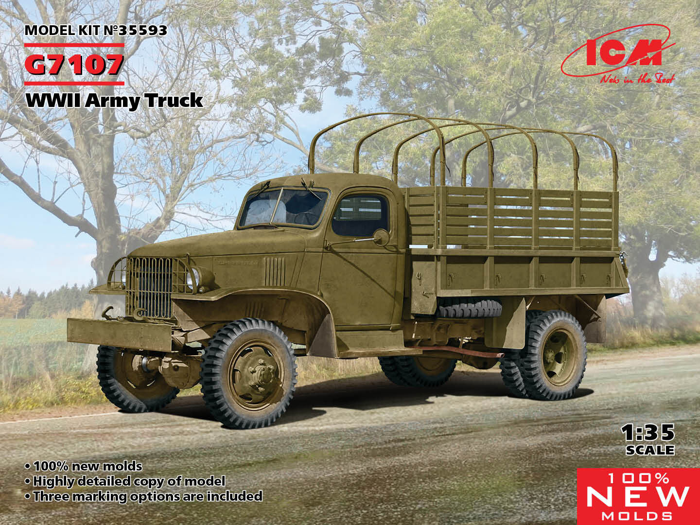 ICM 1/35 G7107 WWII Army Truck