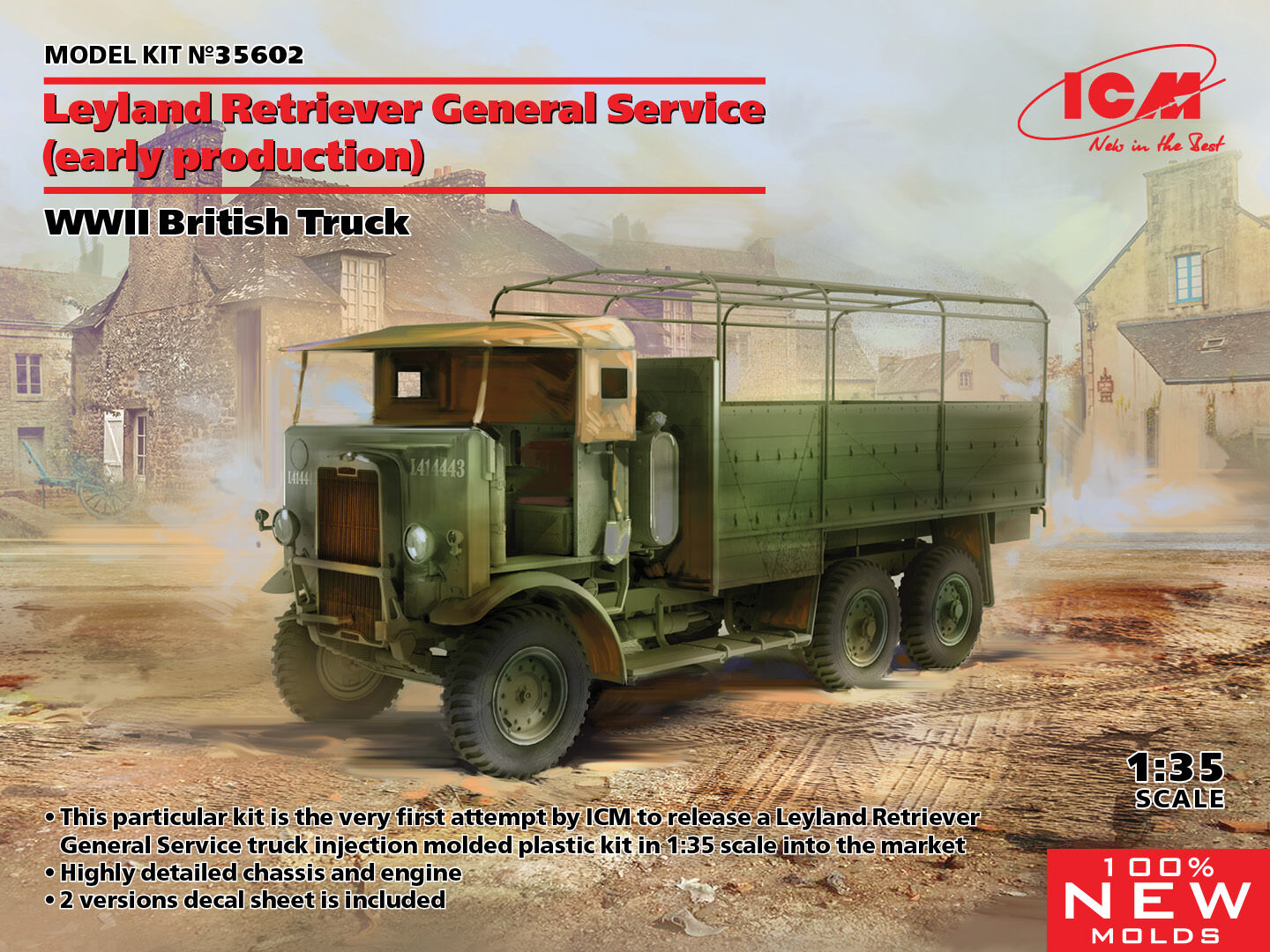 ICM 1/35 Leyland Retriever General Service (Early Production)