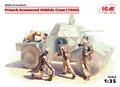 ICM 1/35 French Armoured Vehicle Crew (1940) (4 Figures)