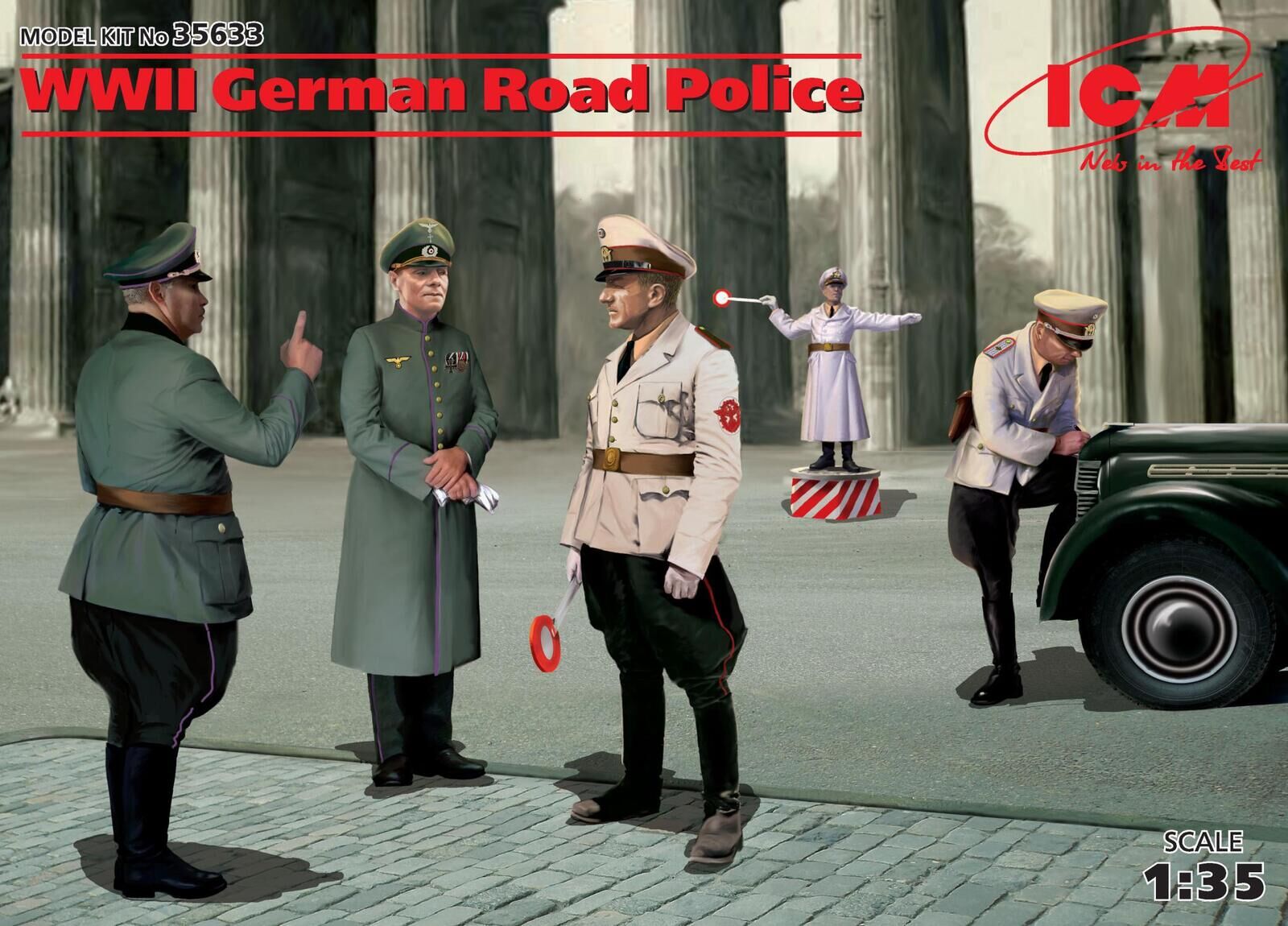 ICM 1/35 WWII German Road Police (5 Figures)