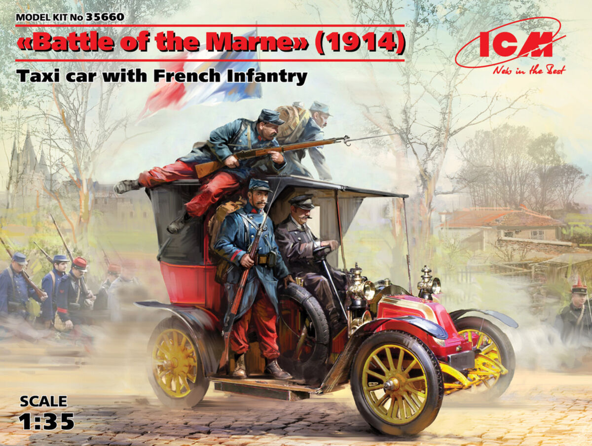 ICM 1/35 "Battle of the Marne" (1914) Taxi car with French
